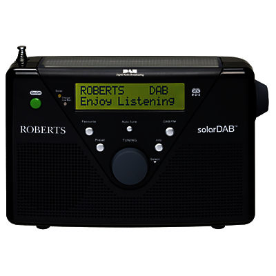 ROBERTS Solar DAB 2 Digital Radio Black ROBERTS Solar DAB 2 Digital Radio Black